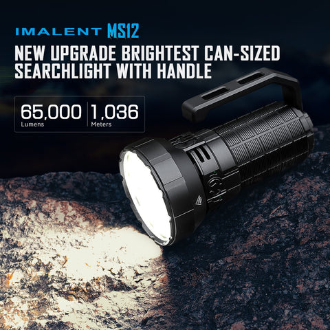 IMALENT MS12 LED flashlight