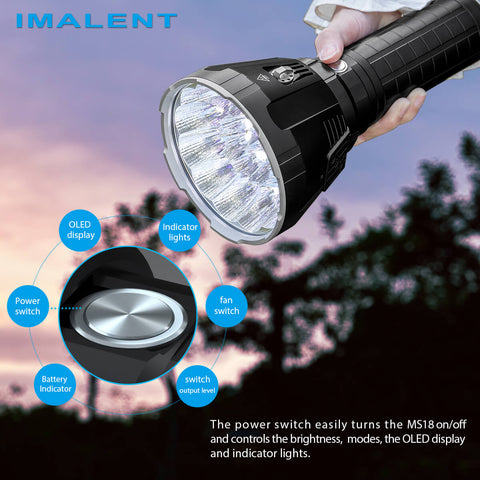 IMALENT MS18 the most powerful flashlight