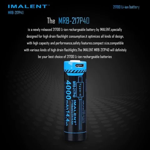 MRB-217P40 4000mAh USB rechargeable Li-ion battery for MS03 and MS03W