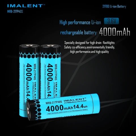 MRB-217P40S High-Capacity 21700 Battery - 4000mAh for MS06 and MS06W